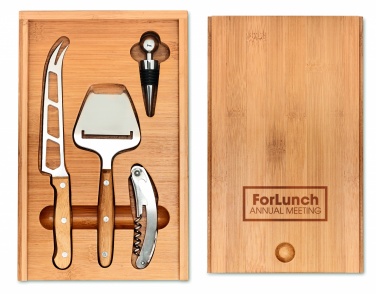 Logotrade reklaminės dovanos nuotrauka: Sūrio ir vyno rinkinys